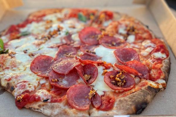 Good Looking Cooking Wood Fired Pizza Van